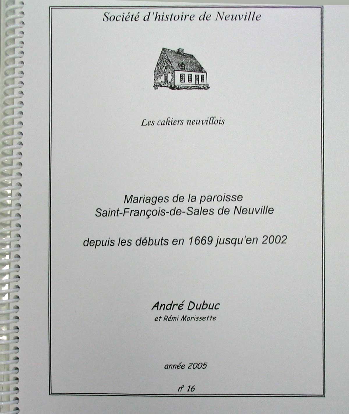 Cliquez pour agrandir l'image Cahier neuvillois no. 16