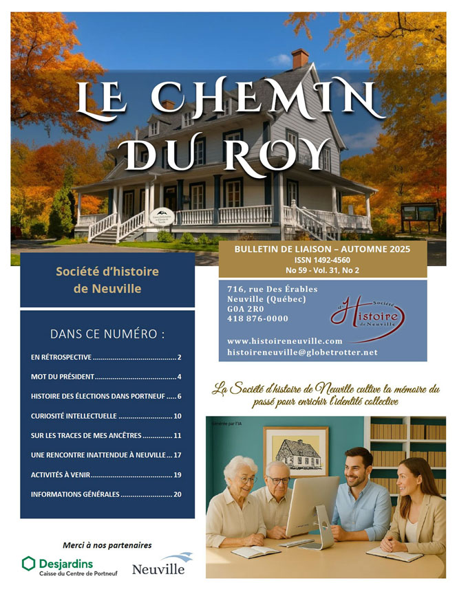 Le Chemin du Roy, volume 31, no. 2